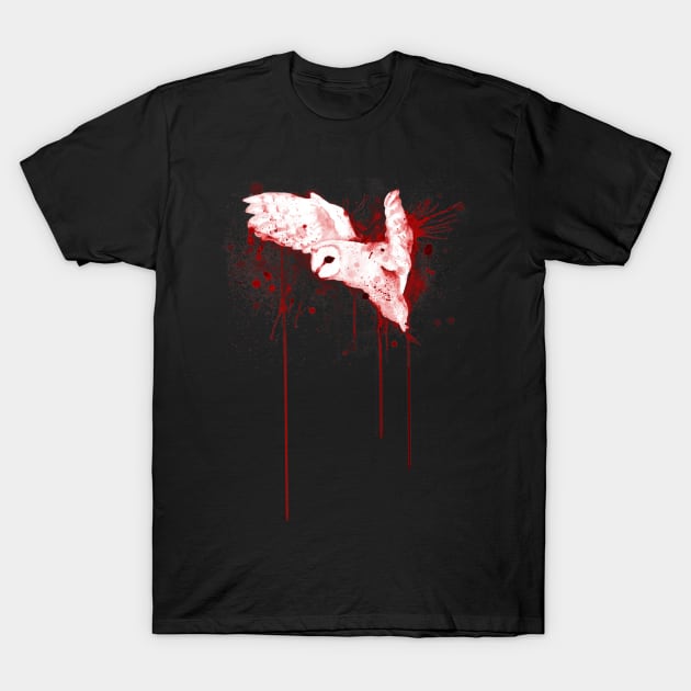 Red Owl T-Shirt by LVBart